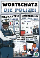 Vorschau - Arbeitsblätter - Kleines Wortschatzpaket "Die Polizei" Achtung, Notfall! - DaZ / DaF / Deutsch - Deckblatt