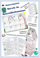 Vorschau - Arbeitsblätter - Materialpaket Berufe im Gesundheitswesen - Deckblatt