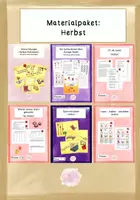 Vorschau - Stundenentwürfe - Materialpaket: Herbst - Deckblatt