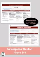 Vorschau - Lehrpläne/Lehrermaterial - Materialpaket Jahrespläne 3 + 4 - Deckblatt