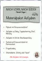Vorschau - Stundenentwürfe - Materialpaket - RSAP/HSAP 23/24 Pflichtlektüre "Nach vorn, nach Süden" - Deckblatt
