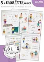 Vorschau - Arbeitsblätter - Materialpaket Leseblätter LOAMIST - Deckblatt