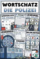 Vorschau - Spiele - Großes Wortschatzpaket "Die Polizei" Achtung, Notfall! - DaZ / DaF / Deutsch - Deckblatt