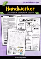 Vorschau - Arbeitsblätter - Handwerker Materialpaket - Sparpaket - Deckblatt