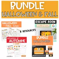 Aperçu - Feuilles d'exercices - Kit pédagogique HALLOWEEN - Page de couverture