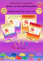 Vorschau - Spiele - Materialpaket - Briefe von den Gefühlswolken (Band 1,2,3,4) für Kindergarten und Grundschule - Deckblatt