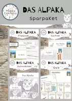 Vorschau - Arbeitsblätter - Alpaka - Materialpaket - Deckblatt