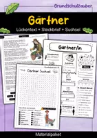 Vorschau - Arbeitsblätter - Gärtner Sparpaket - Materialpaket - Deckblatt