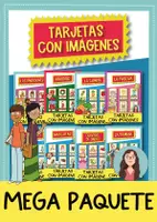 Vista previa - Refuerzo / NEE / Materiales de apoyo - Tarjetas con imágenes: MEGA paquete de materiales (español) - Portada