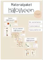 Vorschau - Arbeitsblätter - Materialpaket C'est Halloween - Deckblatt