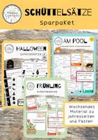 Vorschau - Arbeitsblätter - Schüttelsätze - Materialpaket - Deckblatt
