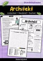 Vorschau - Arbeitsblätter - Architekt 3 für 2 Sparpaket - Materialpaket - Deckblatt