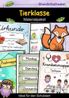 Vorschau - Arbeitsblätter - Tierklasse Materialpaket - Tiere Sparpaket - Deckblatt