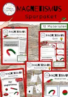 Vorschau - Mal- und Bastelvorlagen - Magnetismus Sparpaket - Deckblatt
