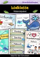 Vorschau - Arbeitsblätter - Walklasse Materialpaket - Wal Sparpaket - Deckblatt