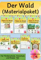 Vorschau - Spiele - Wachsendes Materialpaket, Wald, Tiere, Baum, Winter - Deckblatt