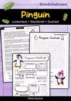 Vorschau - Spiele - Pinguin Materialpaket - 3 für 2 Sparpaket - Deckblatt
