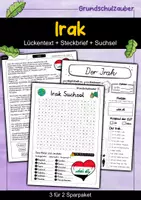 Vorschau - Arbeitsblätter - Irak - 3 für 2 Sparpaket - Materialpaket - Deckblatt