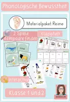 Vorschau - Arbeitsblätter - Materialpaket Reime - Phonologische Bewusstheit (growing Bundle) - Deckblatt
