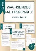 Vorschau - Arbeitsblätter - Wachsendes Materialpaket "Latein Sek. II" - Deckblatt