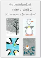 Vorschau - Stundenentwürfe - Materialpaket: Winterzeit 2 - Deckblatt