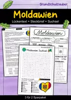Vorschau - Arbeitsblätter - Moldawien - Sparpaket - Materialpaket - Deckblatt
