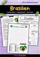 Vorschau - Arbeitsblätter - Brasilien - Sparpaket - Materialpaket - Deckblatt