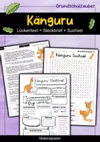 Vorschau - Arbeitsblätter - Känguru Materialpaket - Sparpaket - Deckblatt