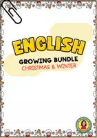 Vorschau - Mal- und Bastelvorlagen - Wachsendes Materialpaket 'Winter & Christmas' - Deckblatt