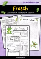 Vorschau - Arbeitsblätter - Frosch Materialpaket - 3 für 2 Sparpaket - Deckblatt