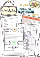 Vorschau - Arbeitsblätter - Verben mit Präpositionen - Materialpaket, DaZ/ DaF (B1/B2) - Deckblatt