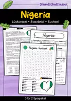Vorschau - Arbeitsblätter - Nigeria - 3 für 2 Sparpaket - Materialpaket - Deckblatt