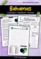 Vorschau - Arbeitsblätter - Bahamas - 3 für 2 Sparpaket - Materialpaket - Deckblatt