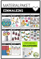 Vorschau - Arbeitsblätter - Einmaleins Materialpaket – 1x1 visualisieren & üben (Grundschule, Klasse 2) - Deckblatt