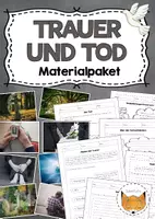 Vorschau - Arbeitsblätter - Tod und Trauer Materialpaket - Deckblatt