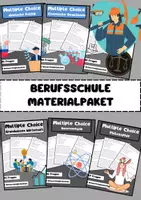 Vorschau - Arbeitsblätter - Großes Berufsschule Materialpaket - Deckblatt