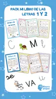 Vista previa - Hojas de trabajo - PACK MI LIBRO DE LAS LETRAS 1 Y 2 - Portada