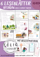 Vorschau - Arbeitsblätter - Materialpaket 6 Leseblätter zu BFEiRHW - Deckblatt