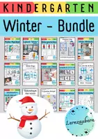 Vorschau - Stundenentwürfe - Winter - Bundle für den Kindergarten - Deckblatt
