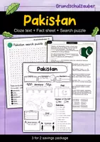 Vorschau - Arbeitsblätter - Pakistan - 3 for 2 savings package - Material package (English) - Deckblatt