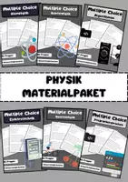 Vorschau - Arbeitsblätter - Physik Multiple Choice Materialpaket - Deckblatt
