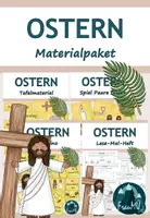 Vorschau - Arbeitsblätter - Ostern & Ostergeschichte – Materialpaket für die Grundschule (ab Klasse 1) - Deckblatt