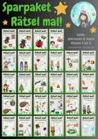 Vorschau - Arbeitsblätter - Sparpaket Rätsel mal! (Growing Bundle) - Deckblatt