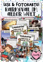 Vorschau - Merkblätter - Bundle: Lesekartei & Fotokartei "Karneval in aller Welt" - Deckblatt