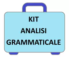 anteprima - Materiale di supporto/inclusione - ITALIANO - Kit Analisi Grammaticale - Pagina di copertina