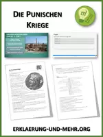 Vorschau - Arbeitsblätter - Die Punischen Kriege (Materialpaket) - Deckblatt