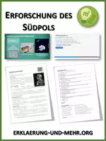 Vorschau - Arbeitsblätter - Erforschung des Südpols (Materialpaket) - Deckblatt