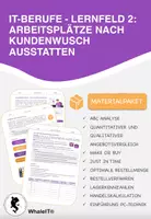 Vorschau - Arbeitsblätter - IT-Berufe - Lernfeld 2: Arbeitsplätze nach Kundenwunsch Ausstatten - Materialpaket Berufsschule - Deckblatt