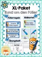 Vorschau - Unterrichtsreihen - XL - Materialpaket - Rund um den Füller - Deckblatt