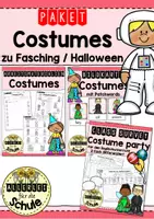 Vorschau - Stationenlernen - Materialpaket - Costume Party - Deckblatt